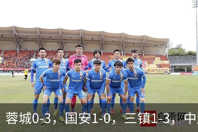 蓉城0-3，国安1-0，三镇1-3，中超最新排名出炉！蓉城夺冠再延期